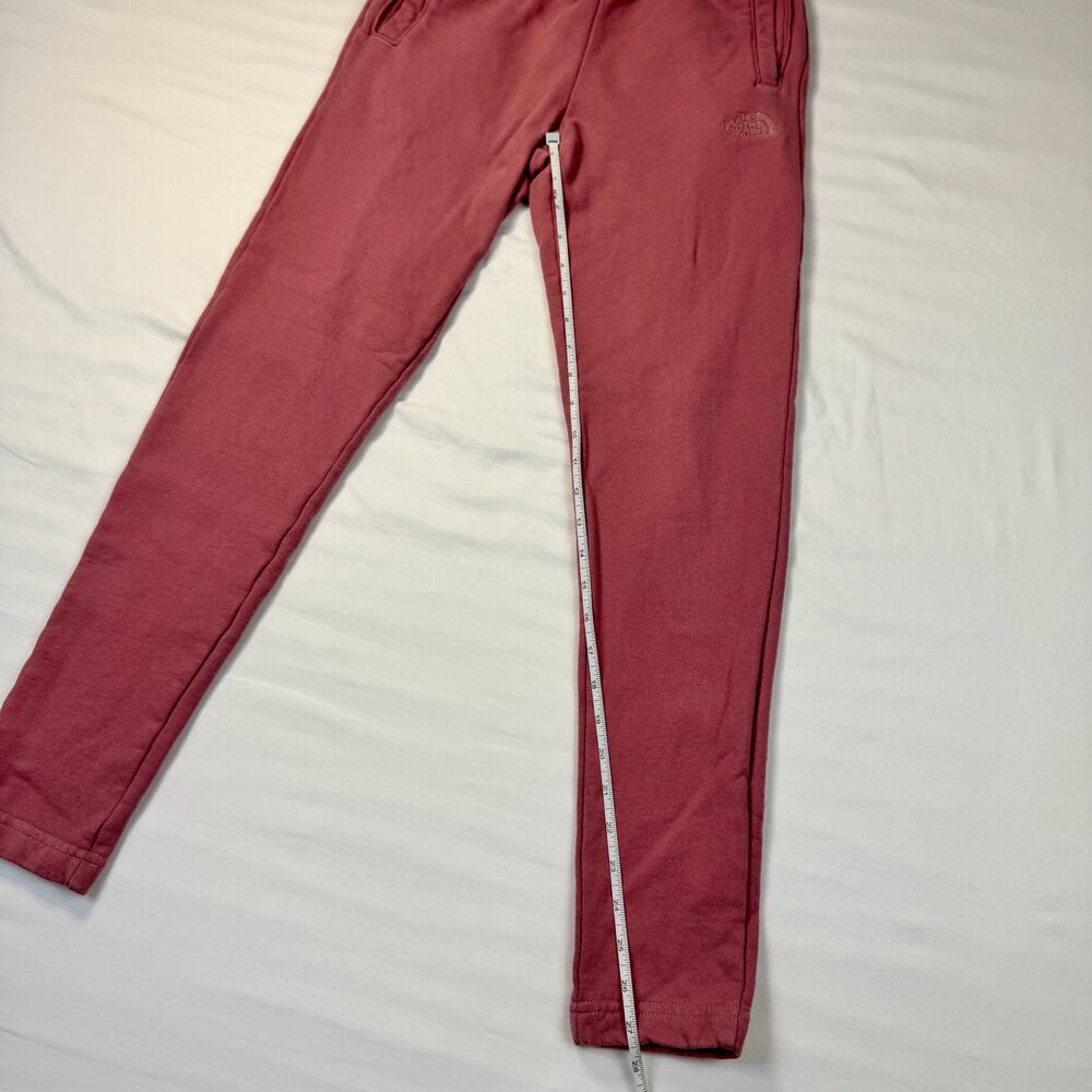 North Face Drawstring Jogger Sweatpants Women’s XS Pink 100% Cotton Cozy Gym - Picture 5 of 14